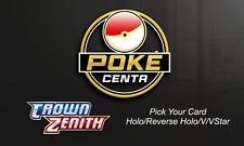 Pokemon SWSH Crown Zenith - HOLO/REVERSE HOLO/V/VSTAR - BUY 5 GET 3 FREE picture