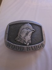 Vintage Boy Scouts of America Wood Badge Solid Pewter 105 picture