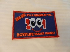 Look Out I'm A Member of the 2001 Boys' Life Reader Panel Boy Scout Patch picture