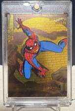 2022 Skybox Marvel Universe Metal Spider-Man #176 🔥 SPIDER-MAN GOLD FX HIGH🔥 picture