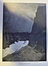 1906 Hudson River Palisades illustrated picture