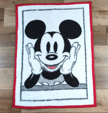 Vintage Biederlack Disney MICKEY MOUSE Baby Blanket 27