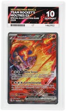 Team Rocket's Moltres EX 229/182 ACE 10 Destined Rivals Pokemon Card Game picture