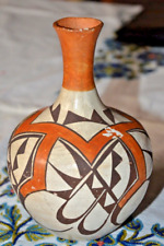Antique Acoma Pottery Vase 6.5