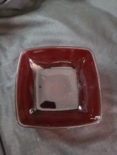 Anchor Hocking ROYAL RUBY RED SQUARE BERRY BOWL picture