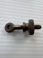 Vintage GE Novalux Traffic Signal Light Swing Latch Brass Eyelet and Knurled Nut picture