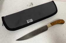 Vintage Ron Russ Custom Damascus Hunting Knife picture