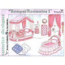 Sunrise Designs Romper Roomates 1 Nursery Sewing Pattern Style 181 House Fabrics picture