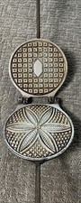 C Palmer Pizzelle Maker West Newton PA No 1R Stovetop Italian Cookie Waffle Vtg picture