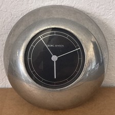 Vintage Georg Jensen Anolog Wall Clock Black picture