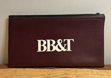 Vintage ,BB&T ,Zipper ,Bank Bag, Milledgeville, Ga picture