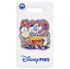 Disney Parks Aladdin Family Cluster Cast Trading Pin Genie Rajah Abu Iago - NEW picture
