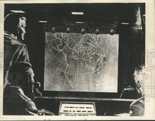1962 Press Photo North America Air Defense Command center at Colorado Springs. picture
