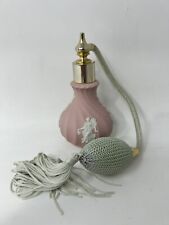 Wedgewood Pink Jasperware Perfume Bottle w/Atomizer &Tassel picture