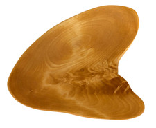 Whit Ballantine Handcrafted Wood Trinket Dish Artist Signed 8 1/2