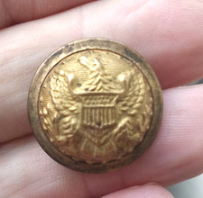 post civil war / indian wars staff button picture