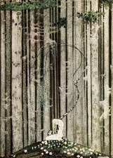 At Rest in the Dark Wood by KAY NIELSEN 1914 Illustration 5 x 7 in Photo Reprint picture