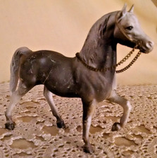 Diamond P Horse Smoke Gray Western Prancing Metal Reins #671 Hong Kong Plastic picture