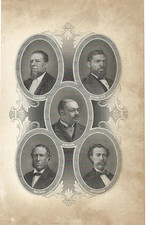 Rare 1880s Engraved Portrait~BLACK AFRICAN-AMERICAN CONGRESS~RECONSTRUCTION ERA picture