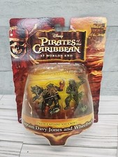 Disney Pirates Of The Caribbean Davy Jones & Wheelback 2 Pack Figure 2007 NEW  picture