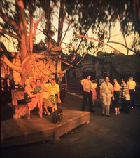 Knotts Berry Farm Ghost Town View 1950s Original 3D Stereo View Slide picture