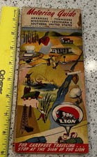 1940’s Lion Oil Co Road Map: Arkansas Tennessee Mississippi Louisiana picture
