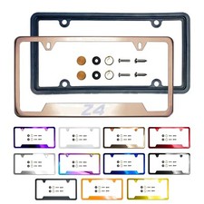 new Laser Etched Customize Stainless Steel License Frame Silicone for BMW z4 picture