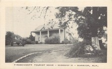 AL Alabama Warrior Rosemont Tourist Home Hwy 31 1953 Postcard picture