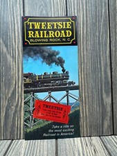 Vintage Tweetsie Railroad Brochure Blowing Rock N.C. Vintage Collectible picture