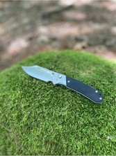 CJRB Bowie Pyrite Folding Knife 3.13