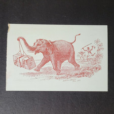 c1890s Tetley Tea Elephant Victorian Trade Card Antique 19th Century Advertising picture