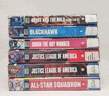 Lot of 6 Showcase Presents: All-Star Squadron-Justice League-Blackhawk-Ex Libris picture