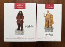 2026 Hallmark Ornaments:  Harry Potter & Chamber Of Secrets Hagrid  & Lockhart picture