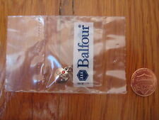 1984 Beta Sigma Phi BALFOUR CHARM vtg heart silver garnet bracelet sorority NEW picture