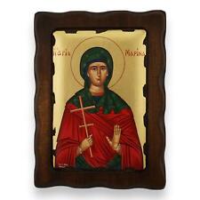 St Marina Icon - Handmade Greek Orthodox Byzantine Icon picture