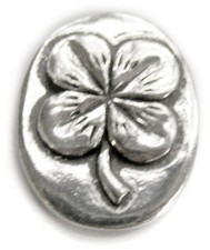 Basic Spirit 4 Leaf Clover / Good Luck Pocket Token (Coin) Handcrafted Pewter picture