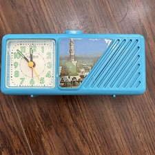 Vintage Talbots Alan Alarm Clock Turquoises Muslim Call To Prayer Clock As Is picture