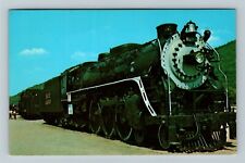 Bellows Falls VT-Vermont, Steamtown USA, Train On Tracks, Vintage Postcard picture