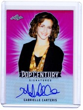 Gabrielle Carteris 2018 Leaf Metal Pop Century Auto Card /20 Bevery Hills 90210 picture