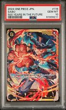 One Piece Japanese OP07-118 Sabo PSA 10 picture