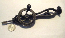 Antique Small Ornate Antique  Millers Falls Co. Egg Beater Hand Drill picture