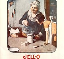Jell-O Gelatin Norman Rockwell 1979 Advertisement Vintage Dessert GPF Co DWKK14 picture