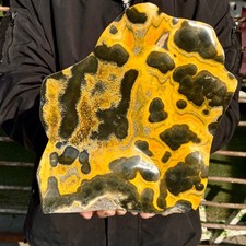 10.14LB Natural Bumblebee Ocean Jasper Quartz Crystal Specimen Healing picture