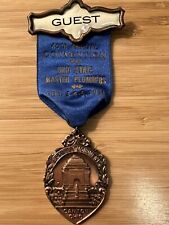 1933 40TH ANNUAL CONVENTION OHIO STATE MASTER PLUMBERS ASSOCIATION BADGE K146 picture