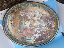 Vintage Pre Prpgibition Champagne Lanson Advertising Tin Serving Tray Ever... picture