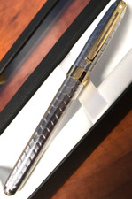 Sheaffer Prelude Signature Silver Plate Snakeskin Engraved Rollerball Pen picture