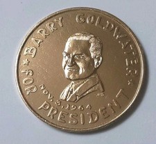 1964 Barry Goldwater For President (For a Stronger America) Campaign Medallion picture