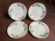 Lenox Holiday Nouveau Salad Plates New (4) picture