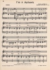UNIVERSITY OF KANSAS Vintage Song Sheet c1943 