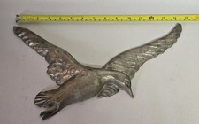 Vintage Cast Aluminum Wall Plaque Seagull Metal Decor picture